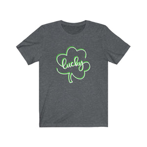 Lucky Clover Unisex Jersey Short Sleeve Tee