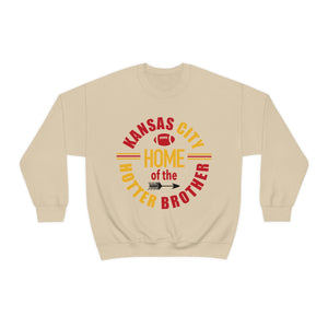 Home of the Hotter Kelce - Unisex Heavy Blend™ Crewneck Sweatshirt