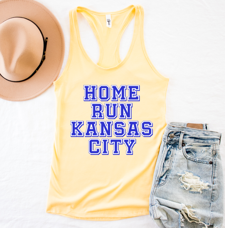 Home Run KC - Women's Racerback Tank