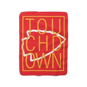 TOUCHDOWN KC - Sherpa Fleece Blanket