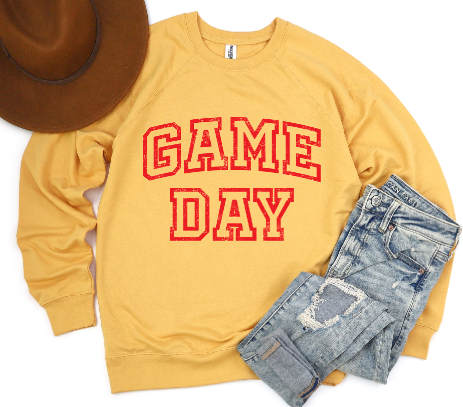 GAME DAY - Unisex Terry Crewneck Sweatshirt