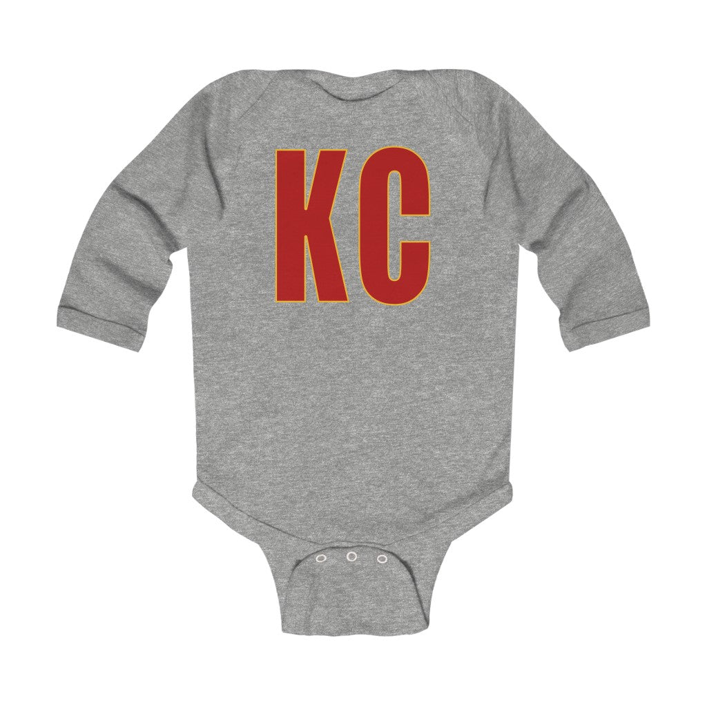 KC Red & Yellow - NB-18M Infant Long Sleeve Bodysuit