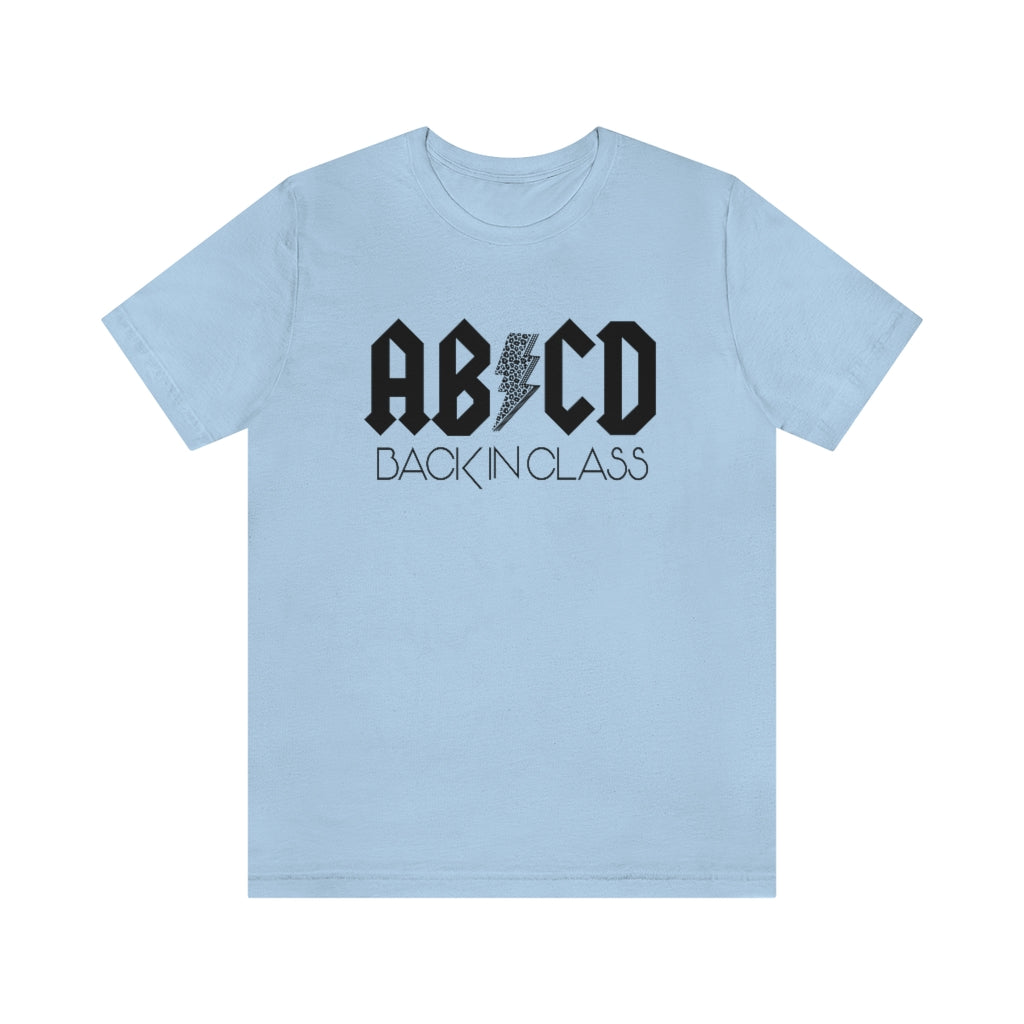 ABCD Back In Class - Unisex Jersey Short Sleeve Tee