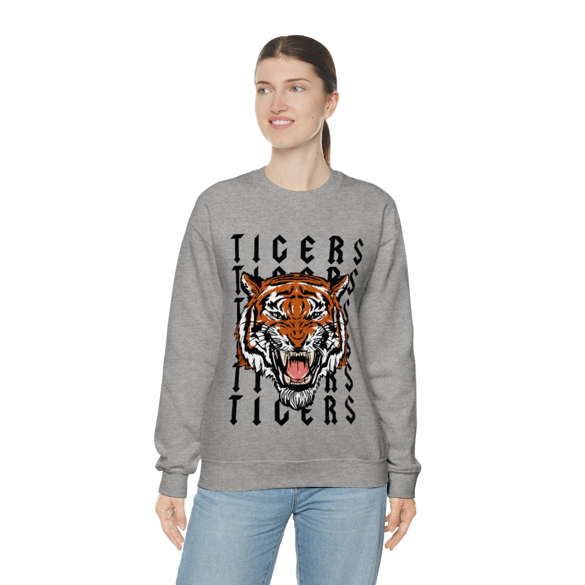 Tigers - Unisex Heavy Blend™ Crewneck Sweatshirt