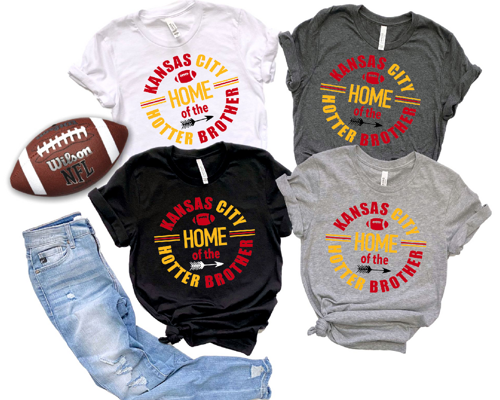 Home of the Hotter Kelce - Unisex Jersey Short Sleeve Tee