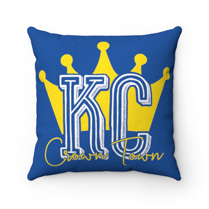 KC Crown Town - Spun Polyester Square Pillow