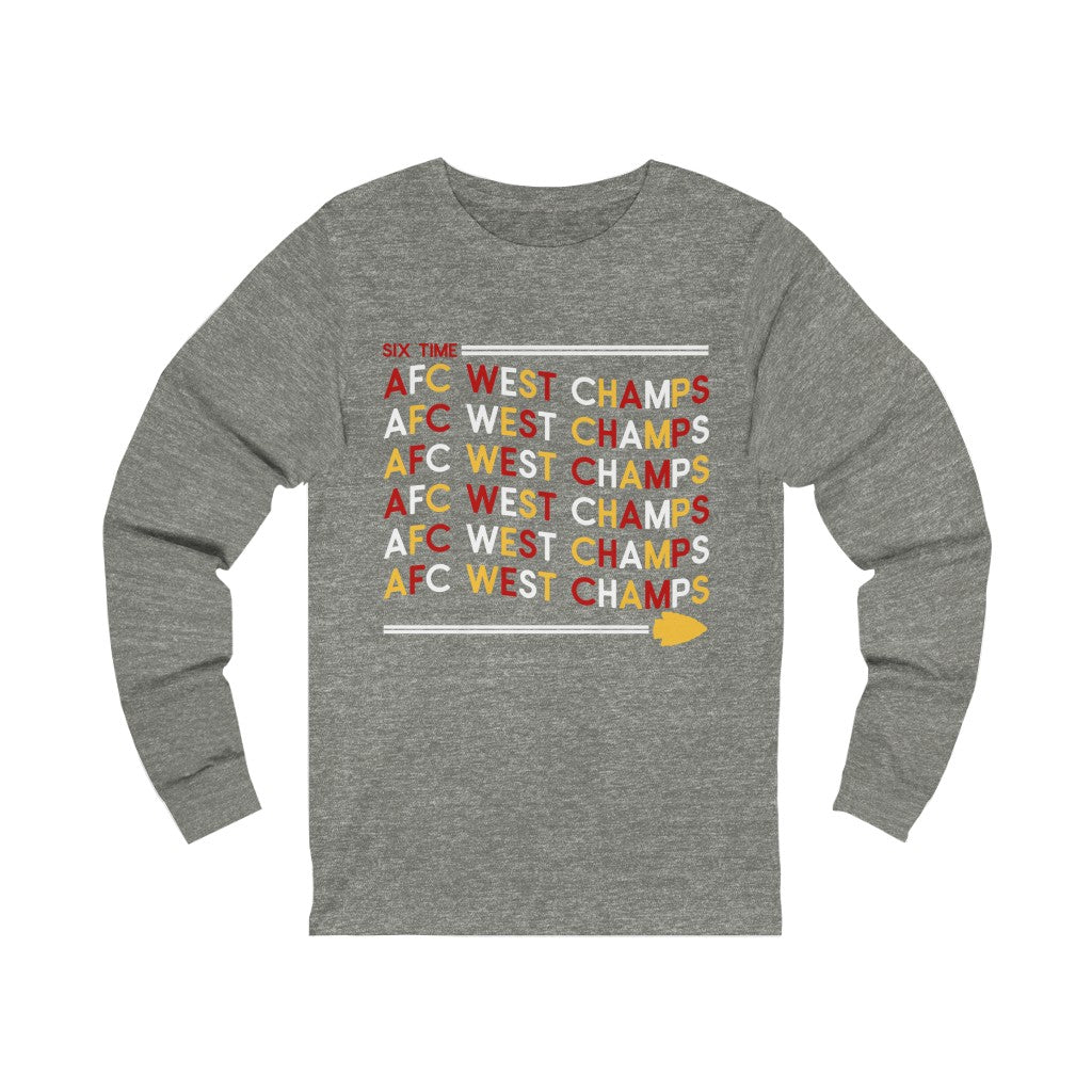 Six Time Champs - Unisex Jersey Long Sleeve Tee