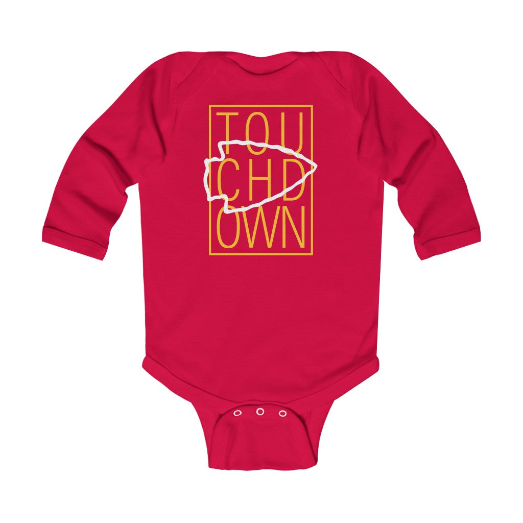 TOUCHDOWN - NB-18M Infant Long Sleeve Bodysuit