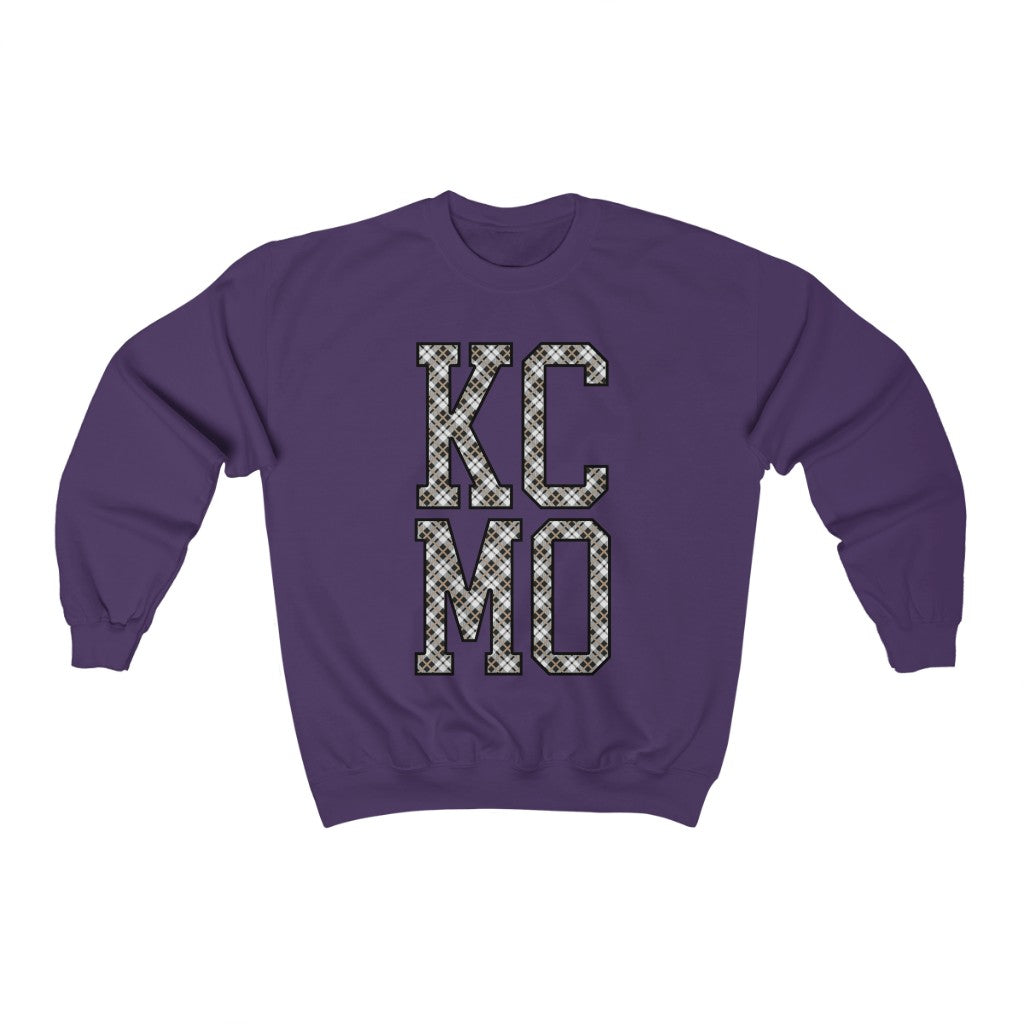 KCMO Plaid- Unisex Heavy Blend™ Crewneck Sweatshirt