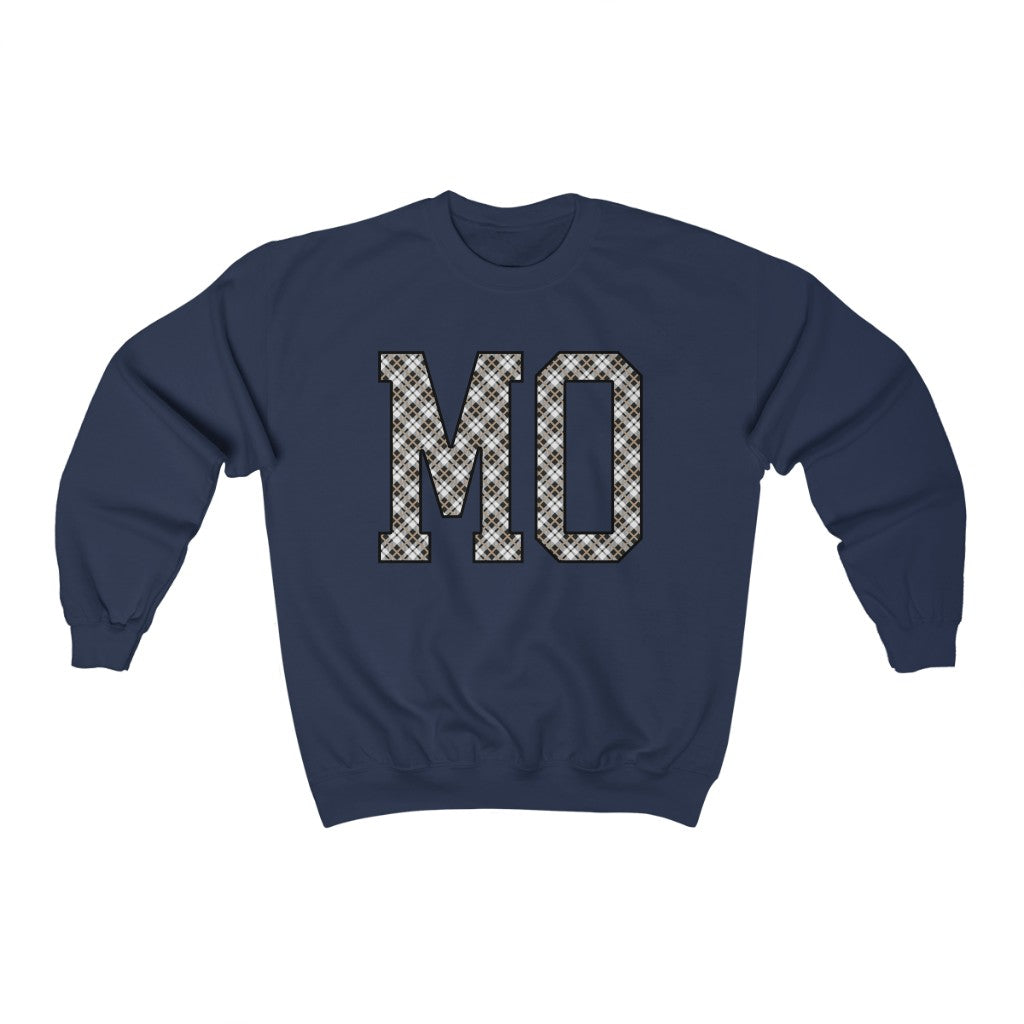 MO Plaid  - Unisex Heavy Blend™ Crewneck Sweatshirt