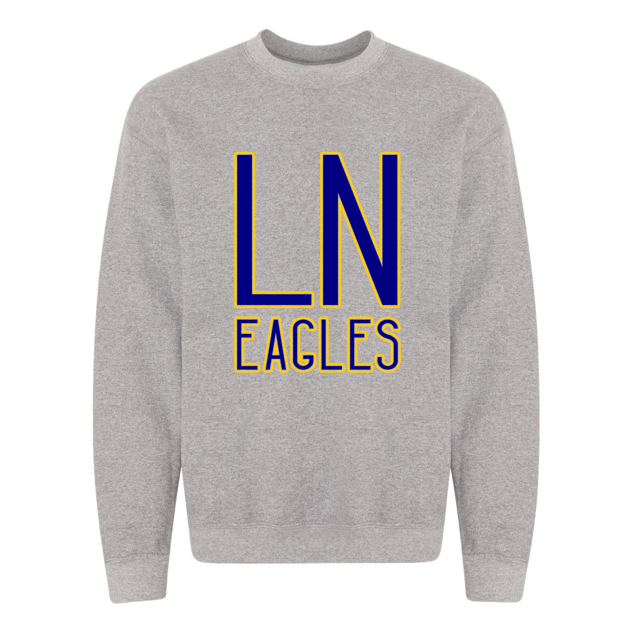 LN Eagles -gold Crewneck Sweatshirt