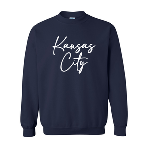 Everyday Kansas City White Font - Crewneck