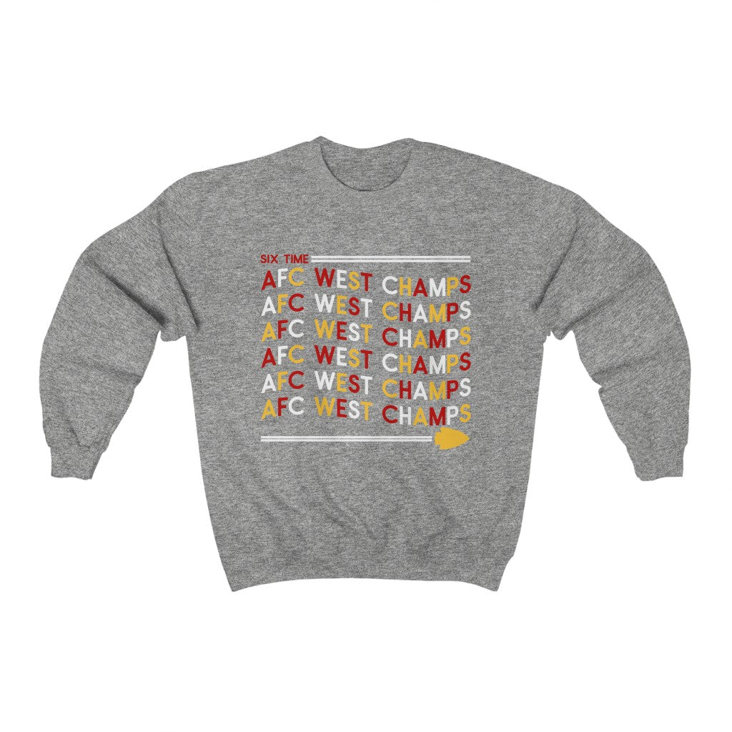 Six Time Champs - Unisex Heavy Blend™ Crewneck Sweatshirt