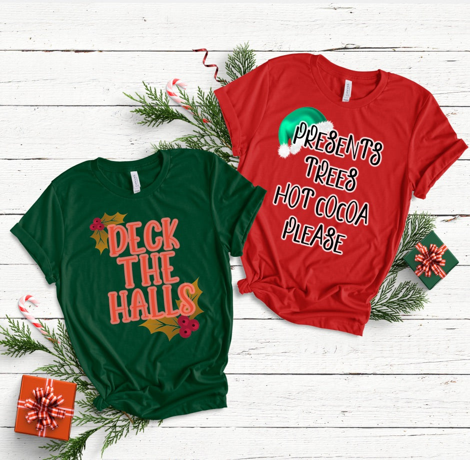 Deck The Halls - Unisex Jersey Short Sleeve Tee