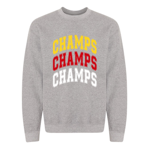 3 Time Champs - Crewneck Sweatshirt