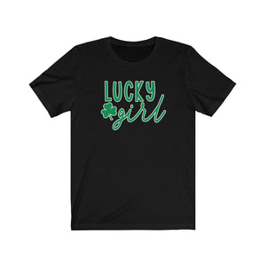 Lucky Girl - Unisex Jersey Short Sleeve Tee