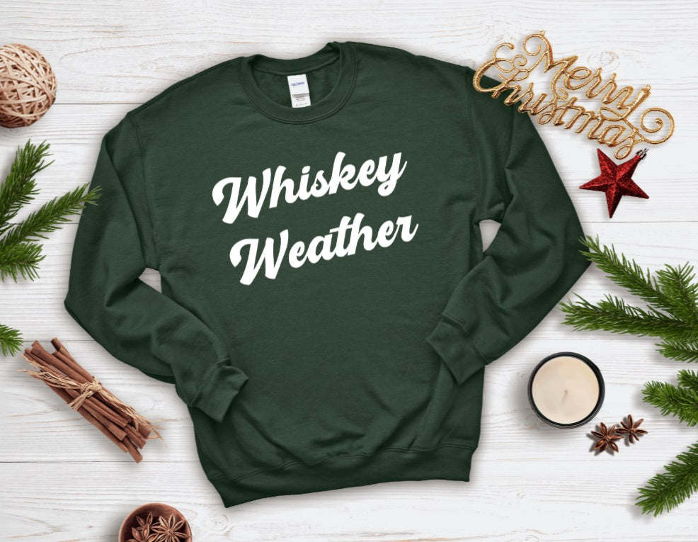 Whiskey Weather - Unisex Heavy Blend™ Crewneck Sweatshirt