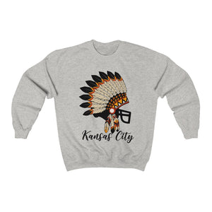 Headdress Black Helmet - Unisex Heavy Blend™ Crewneck Sweatshirt