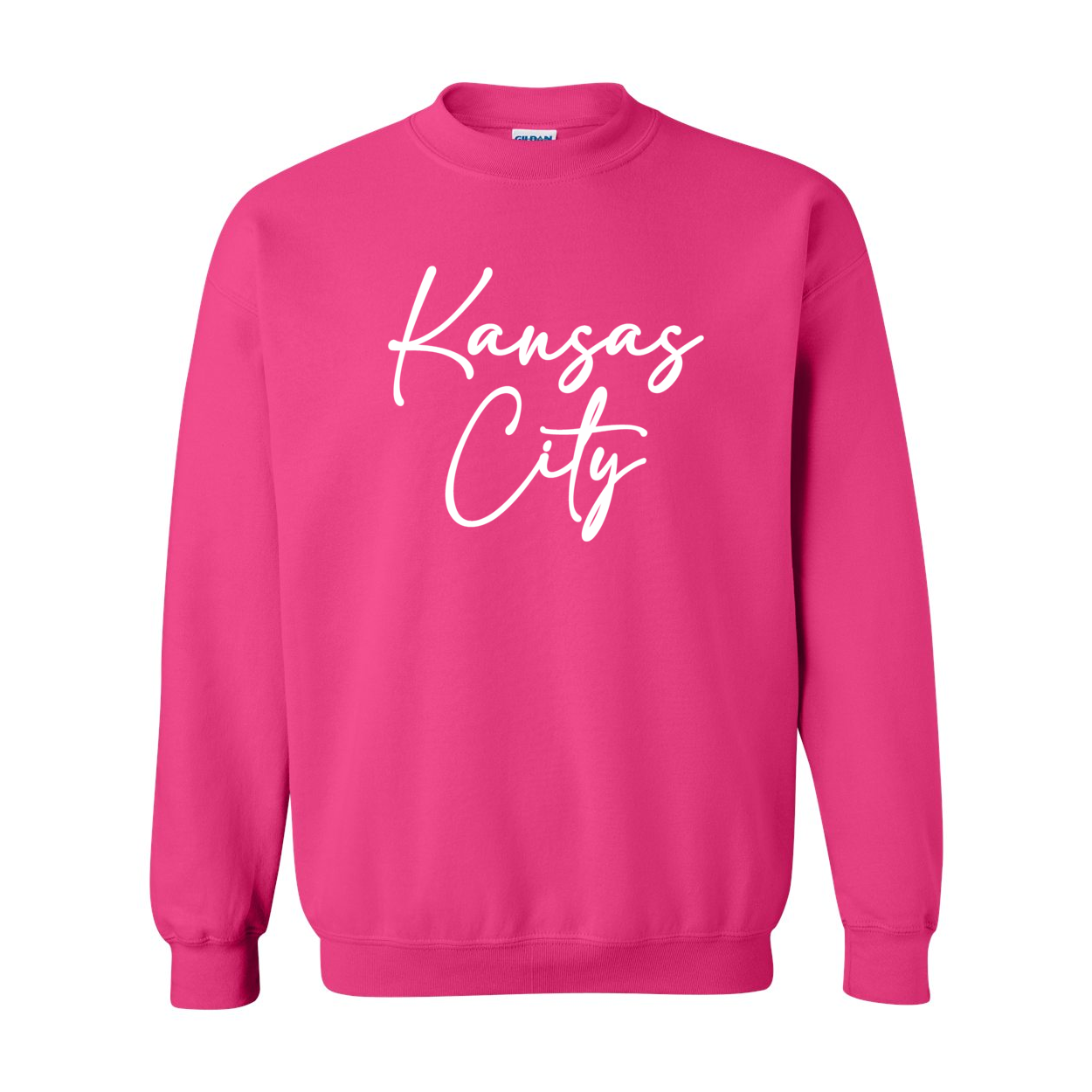 Everyday Kansas City White Font - Crewneck