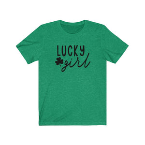 Lucky Girl - Unisex Jersey Short Sleeve Tee