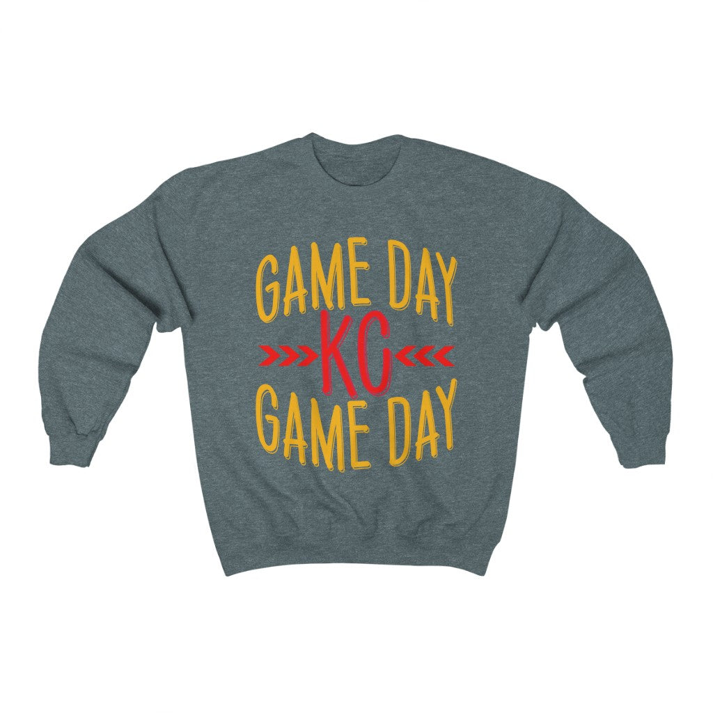 Game Day Crew KC - Unisex Heavy Blend™ Crewneck Sweatshirt