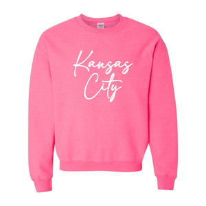 Everyday Kansas City White Font - Crewneck