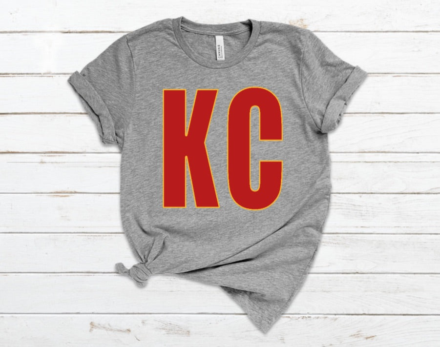 KC Red & Yellow - Unisex Jersey Short Sleeve Tee