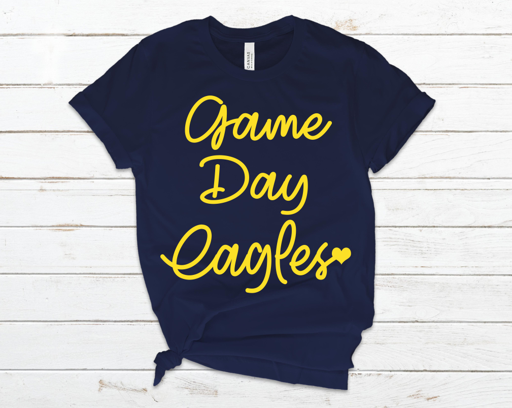 Game Day Eagles - Unisex Jersey Short Sleeve Tee