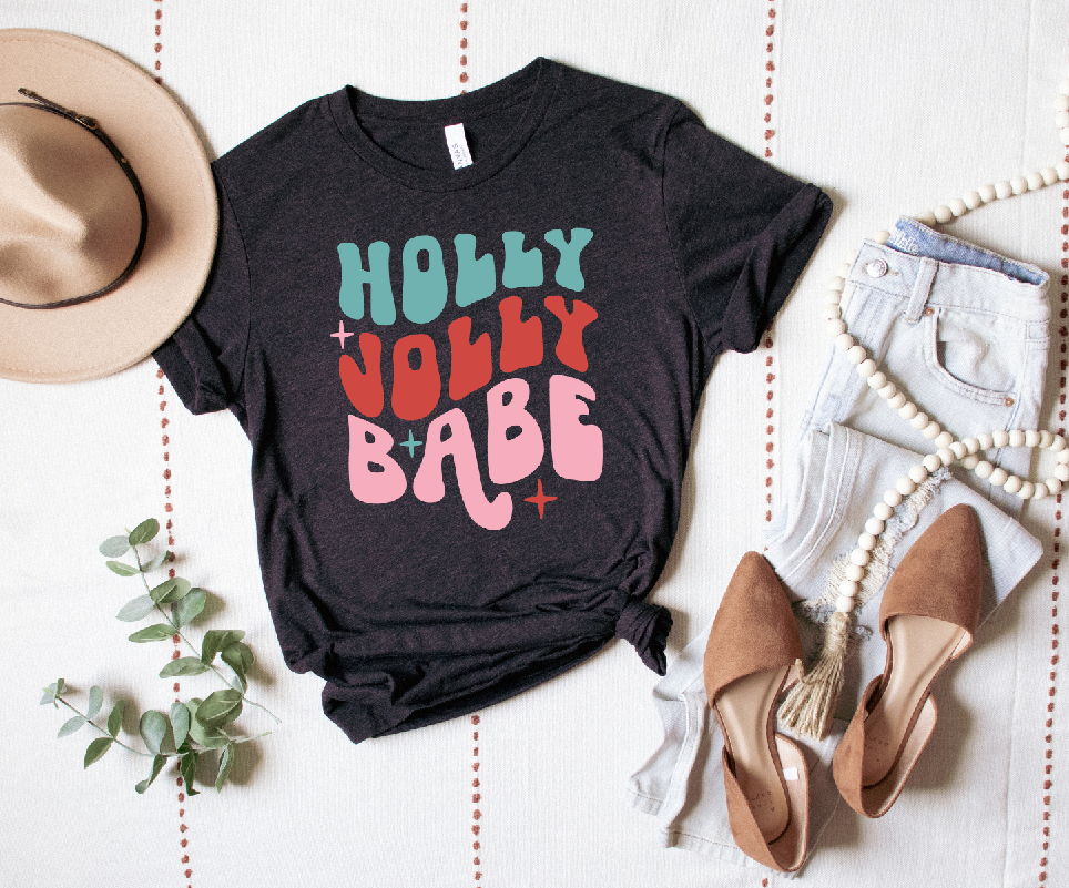 Holly Jolly Babe - Unisex Jersey Short Sleeve Tee