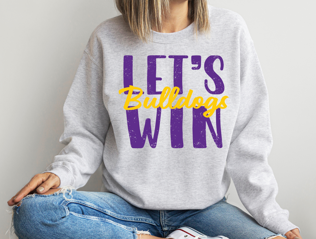 Let’s Win Bulldogs - Unisex Heavy Blend™ Crewneck Sweatshirt