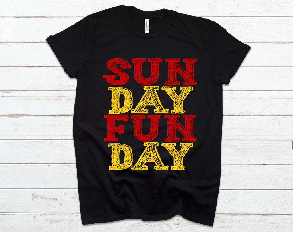 SUNDAY FUNDAY - Unisex Jersey Short Sleeve Tee