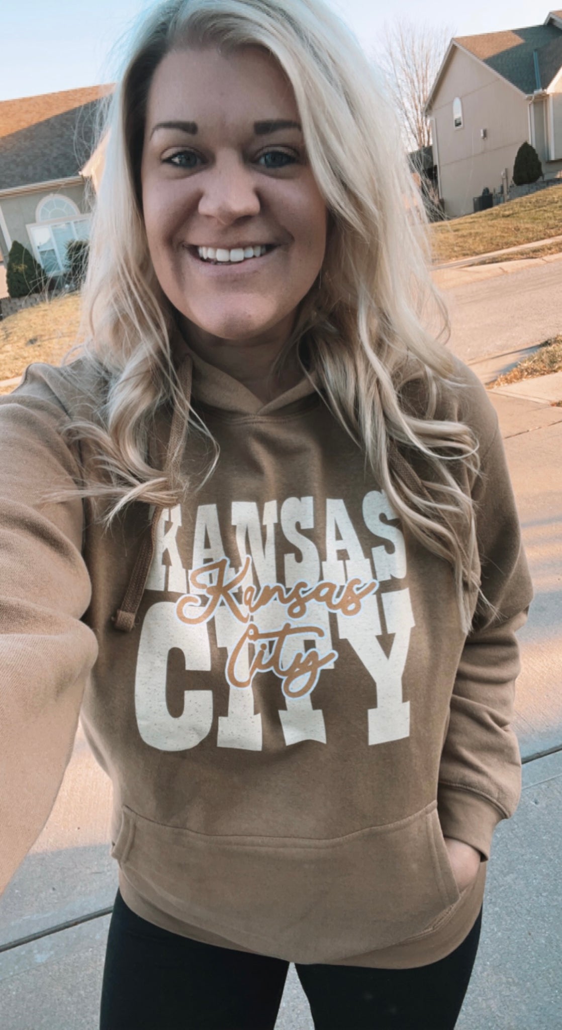 Coyote Brown KC LAT Hoodie KCsBeesKneesTees