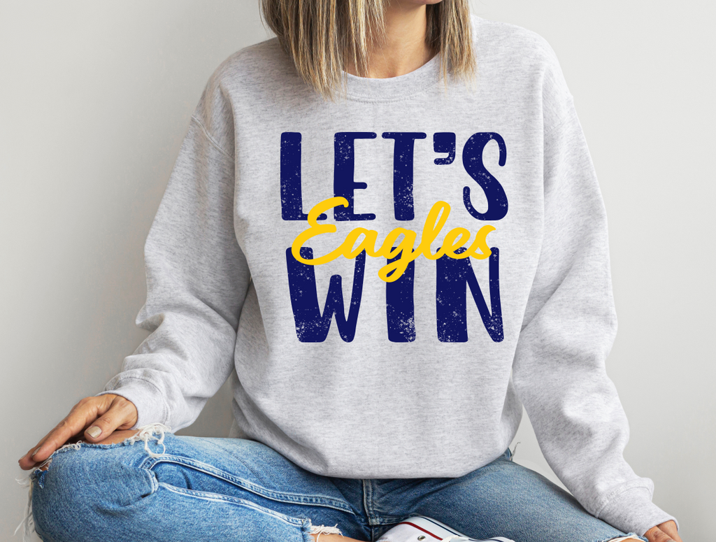 Let’s Win Eagles - Unisex Heavy Blend™ Crewneck Sweatshirt