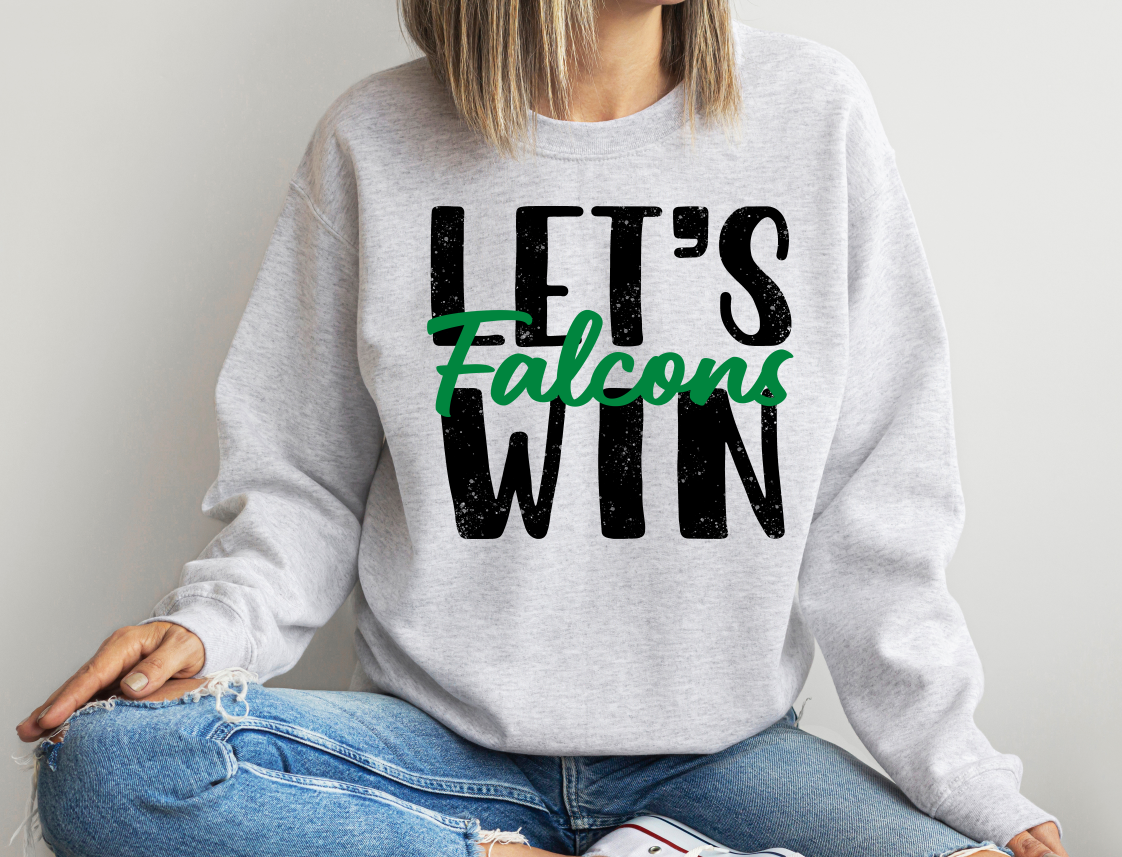 Let’s Win Falcons - Unisex Heavy Blend™ Crewneck Sweatshirt