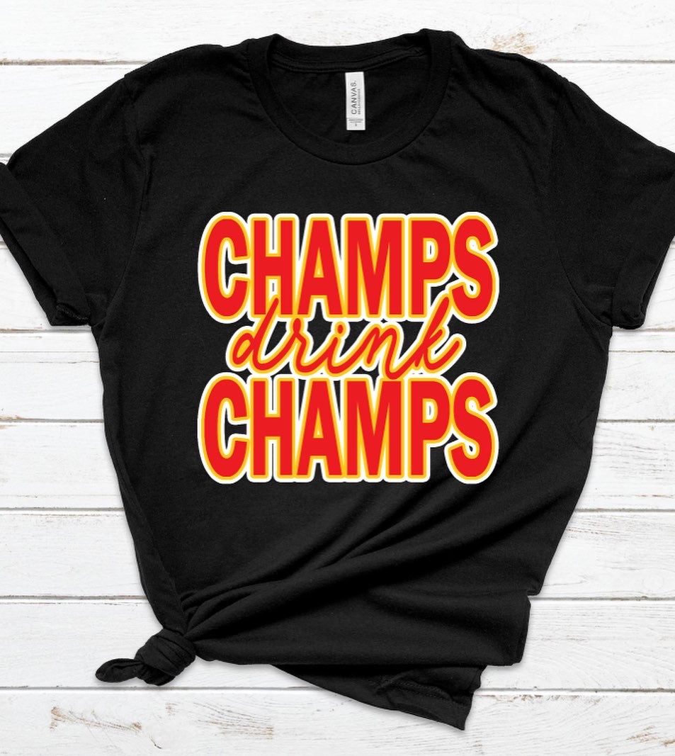 Champs Drink Champs - Unisex Jersey Short Sleeve Tee