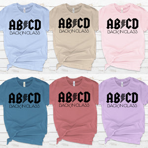 ABCD Back In Class - Unisex Jersey Short Sleeve Tee