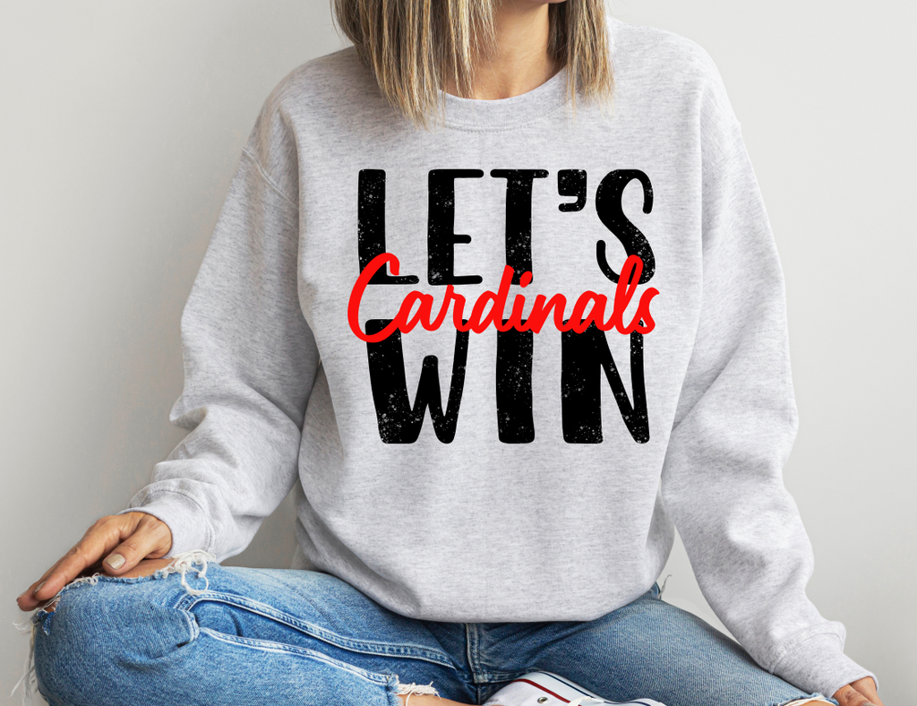 Let’s Win Cardinals - Unisex Heavy Blend™ Crewneck Sweatshirt