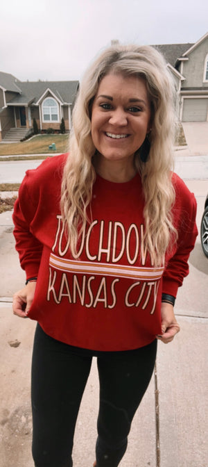 Touchdown Kansas City -Unisex NuBlend® Crewneck Sweatshirt