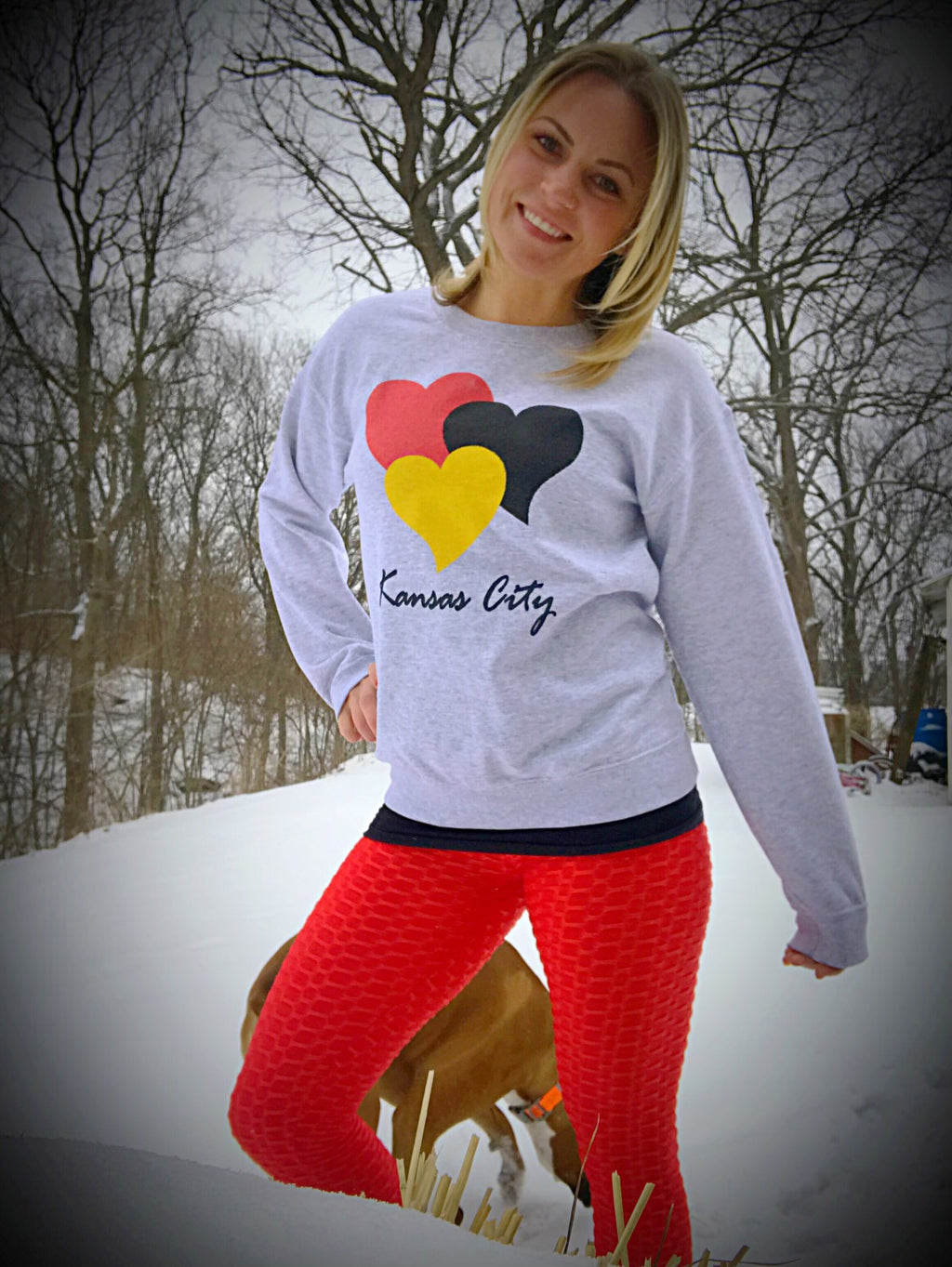 Kansas City Hearts - Unisex Heavy Blend™ Crewneck Sweatshirt