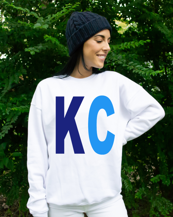 KC Blues - Unisex Heavy Blend™ Crewneck Sweatshirt