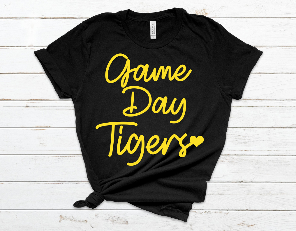 Game Day Tigers - Unisex Jersey Short Sleeve Tee