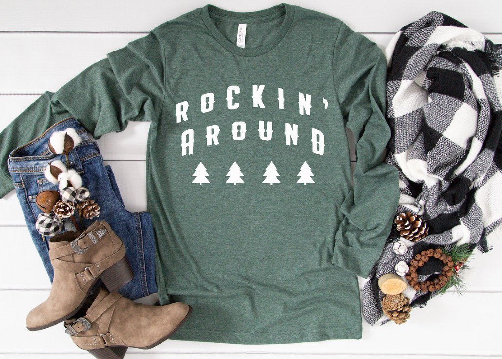 Rockin' Around - Unisex Jersey Long Sleeve Tee