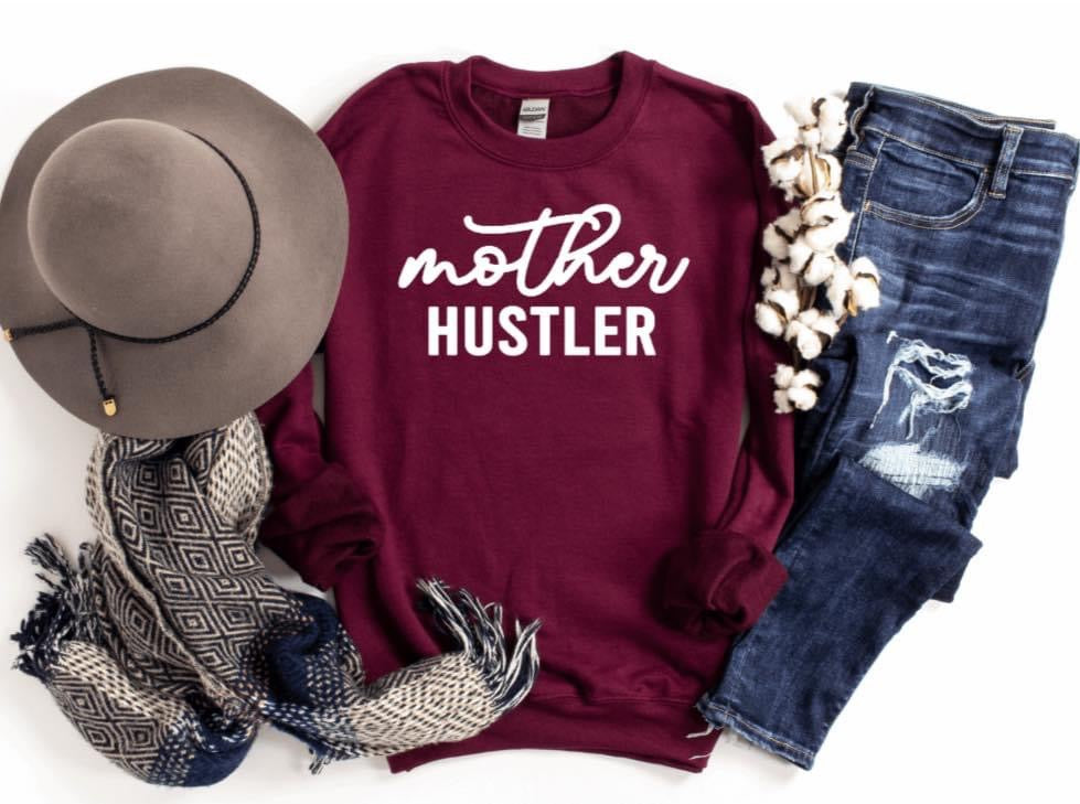 Mother Hustler - Unisex Heavy Blend™ Crewneck Sweatshirt