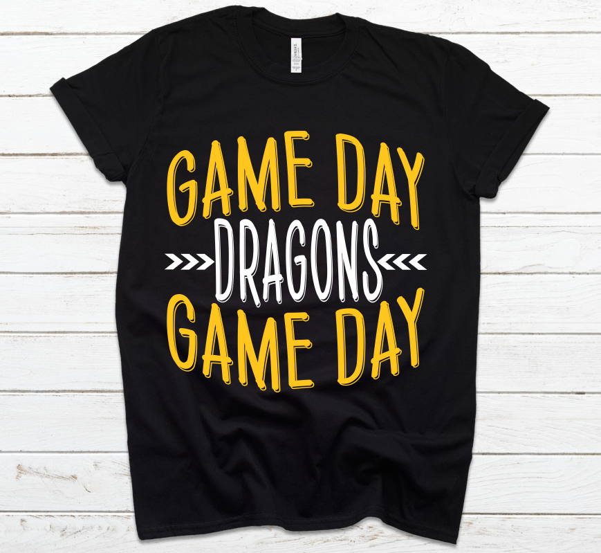 Game Day Tee Dragons - Unisex Jersey Short Sleeve Tee