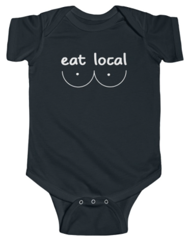 Eat Local Nursing  - Infant Fine Jersey Bodysuit