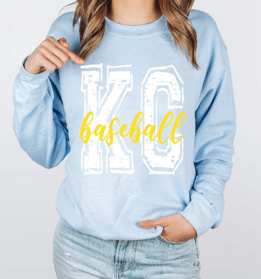 KC Baseball - Unisex Heavy Blend™ Crewneck Sweatshirt