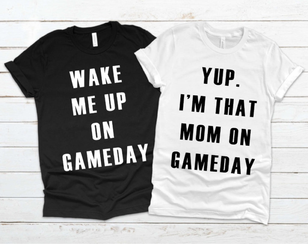 Wake Me Up On Game Day - Unisex Jersey Short Sleeve Tee