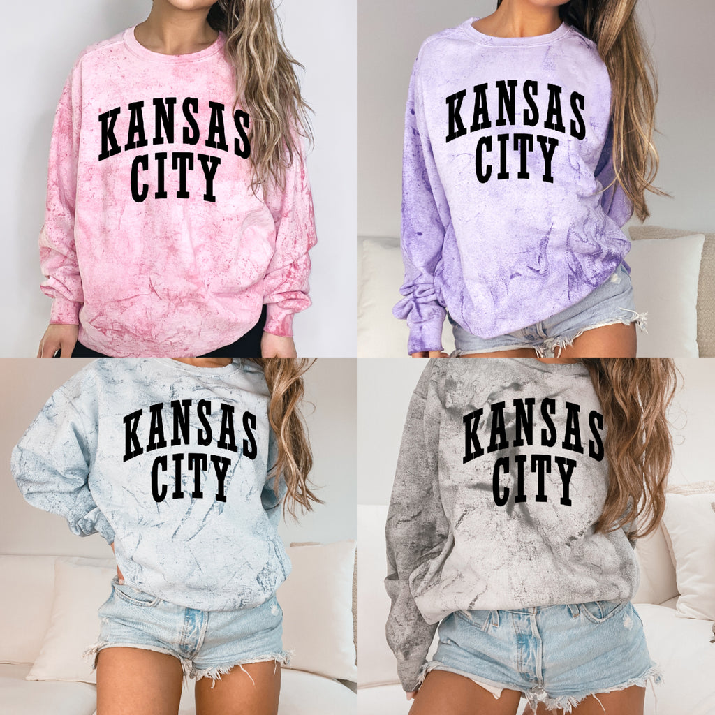 Kansas City Must Have -  Unisex Color Blast Crewneck Sweatshirt