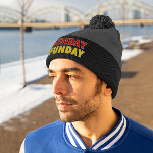 SUNDAY FUNDAY - Pom Pom Beanie