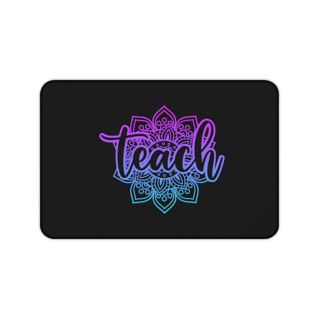 Teach - Purple Desk Mat